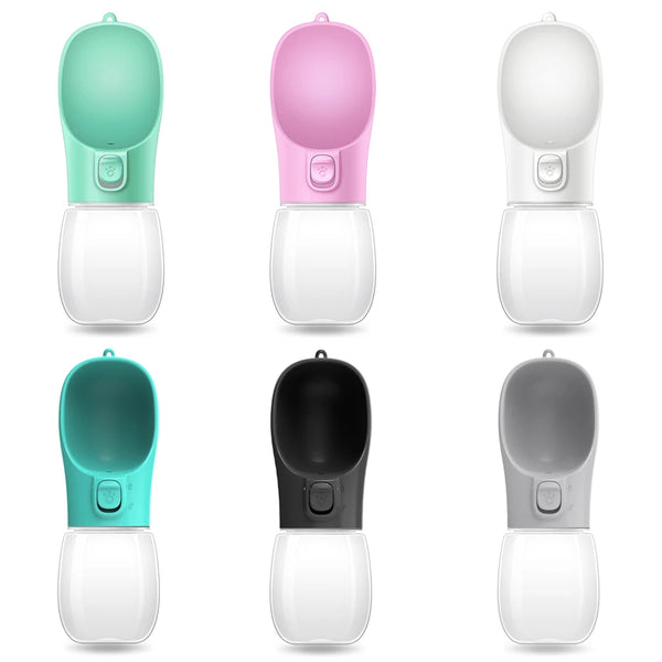 Gourde Nomade pour Chien — Distributeur d'Eau Portable Anti-Fuite