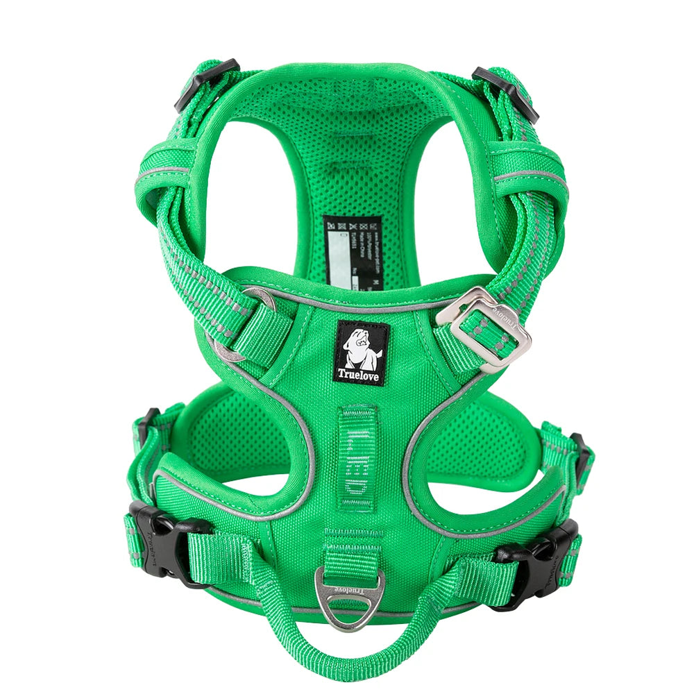 Harnais Anti-Traction pour Chien TRUE LOVE® — Réfléchissant, Cordura & Réglable