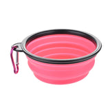 Gamelle Pliable de Voyage pour Chien — Silicone, Mousqueton, Sans BPA