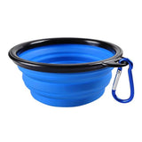Gamelle Pliable de Voyage pour Chien — Silicone, Mousqueton, Sans BPA