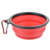 Gamelle Pliable de Voyage pour Chien — Silicone, Mousqueton, Sans BPA
