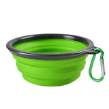 Gamelle Pliable de Voyage pour Chien — Silicone, Mousqueton, Sans BPA